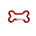 Vibrant red bone shaped aluminum alloy spring clasp and heart star DIY accessory - Bone / Red