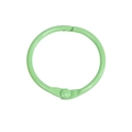 Anneau de reliure en métal vert clair avec finition peinte lisse pour le bricolage - 30mm / Vert Printemps