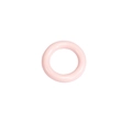 Anello rotondo in silicone rosa chiaro per gioielli fai-da-te e ciondoli per cellulari - Anello Chiuso (1.7*9mm) / Rosa chiaro