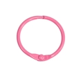 Anneau articulé en métal laqué rose vif pour la création de bijoux DIY et loisirs - 30mm / Pêche