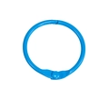 Anneau de reliure en métal bleu pour bijoux DIY et accessoires de porte-clés - 30mm / Bleu foncé