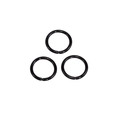 DIY jewelry parts featuring 10mm black matte finish metal open jump rings - 1.2*8mm / Black