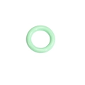 Anello rotondo liscio verde menta per portachiavi fai-da-te e catene per telefoni - Anello Chiuso (1.7*9mm) / Verde Latte