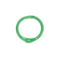 Anneau de reliure en métal vert vif avec ouverture à charnière pour loisirs créatifs - 25mm / Vert Printemps