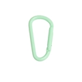 Mint green D-shaped spring carabiner with matte finish for DIY keychains and accessories - Large D-Shaped Buckle / Milk Green