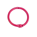 Anneau de reliure en métal rose mat pour la création de bijoux DIY et porte-clés - 30mm / Rose rouge