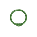 Anneau de reliure en métal vert avec charnière pour bijoux DIY et loisirs créatifs - 25mm / Vert Foncé