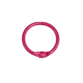 Anneau de reliure métallique rose fuchsia pour loisirs créatifs et documents - 25mm / Rose rouge