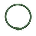 Anneau amovible en métal vert foncé mat avec fermeture à charnière pour projets DIY - 44mm / Vert Foncé