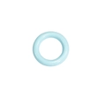 O-ring in silicone azzurro per decorazione fai da te portachiavi e catena telefono - Anello Chiuso (1.7*9mm) / Azzurro