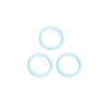 Light blue 10mm painted iron open jump rings for handmade DIY jewelry making - 1.2*10mm / Aqua Blue