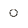 Anello chiuso in acciaio inossidabile argento per gioielli fai-da-te e borse - Anello Chiuso (1.7*9mm) / K bianco