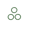 10mm green painted iron open jump rings for DIY jewelry and keychain accessories - 1.2*10mm / Dark Green