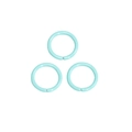 Light blue 10mm painted iron open rings for DIY jewelry making and handmade accessories - 1.2*10mm / Emerald Green