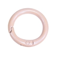 Round pearlescent pale pink spring O-ring with glitter finish for DIY accessories - 25mm / Light Pink