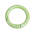 Pearlescent light green spring O-ring connector for DIY keychain and bag accessories - 25mm / Fruit Green