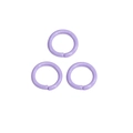10mm light purple painted iron open jump rings for DIY handmade jewelry accessories - 1.2*6mm / Deep purple