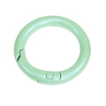 Mint green pearlescent spring O-ring buckle for DIY crafts and keychain accessories - 25mm / Milky Green