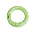 Pearly light green spring gate ring O-ring buckle for DIY keychains and bag accessories - 20mm / Fruit Green