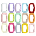 15 bunte D-Ring Federkarabiner aus Legierung in Macaron-Farben für DIY-Schlüsselanhänger - Rechteck Zufällige Farbe