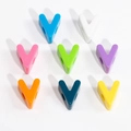 Perline a forma di V in acrilico colorato con fori grandi per creazioni di gioielli - Lettera V / Diametro del foro 6mm / Colore Casuale