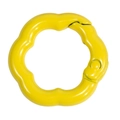 Gelber blumenförmiger Metall-Federring-Schnappverschluss für DIY-Schlüsselanhänger - Blume - Gelb