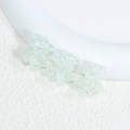Three translucent mint green acrylic bear beads with glitter for DIY jewelry making - Bear - Crackle Green