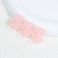 Three translucent light pink acrylic bear beads for DIY jewelry making and bracelets - Bear - Jelly Pale Pink