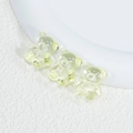 Set of 3 transparent pale yellow acrylic cartoon bear beads for DIY jewelry making - Bear - Clear Yellow