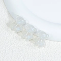 Translucent white acrylic bear charms with colorful glitter for DIY jewelry making - Bear - Shimmer White