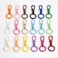 Mosquetones en U color macarrón para llaveros en 18 variados acabados lacados mate - Mosquetón Y Resorte Y Llavero / Color Aleatorio