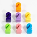 Bunte Acrylperlen Zahl 2 Set in lebhaften Farben für DIY Schmuck und Telefonketten - Nummer 2 (Zufällige Farbe)