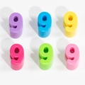 Bunte Acryl-Zahlenperlen Nummer Neun für DIY-Schmuck und handgefertigte Schlüsselanhänger - Nummer 9 (Zufällige Farbe)