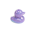 Perla anatra viola cangiante con foro per gioielli fai-da-te e accessori portachiavi - Anatra / Placcato Viola