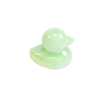 Perlina a forma di anatra floccata verde chiaro cangiante per gioielli fai-da-te - Anatra / Perlato Verde Chiaro