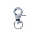 Gray color coated metal spring lobster clasp for DIY keychain and bag accessory - Gray