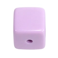 Lavender purple acrylic square beads with central hole for DIY jewelry making - Extra Large (15.5mm) / Purple