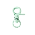 Mint green metal lobster clasp swivel hook for DIY keychain and bag accessories - Cream Green