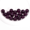DIY acrylic round beads with purple leopard print pattern for jewelry making - Transparent Leopard Print / 16mm / Dark Purple