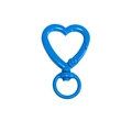 Chiusura a cuore azzurro cielo con anello rotante a 360 gradi in lega di metallo - Blu scuro