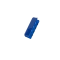 Fermaglio per capelli da 25mm in metallo laccato blu con interno ondulato per fai da te - 25mm / Blu Reale