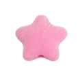 Accessoire étoile rose floqué pour bijoux DIY et chaîne de téléphone portable - Pentagramme Plat à Trou Droit / Floqué - Pêche
