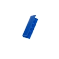 Dunkelblaue 25mm U-Förmige Kordelklemme mit Innenzähnen für DIY-Schmuckherstellung - Königsblau