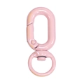 Pink pearlized swivel lobster clasp for keychains and DIY craft accessories - UV Dazzling Color / Pink