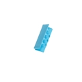 Hellblauer 25mm matt lackierter Metallclip für handgefertigtes DIY-Schmuckzubehör - Seeblau