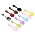 Colorful mini decorative spoons with glossy finish for DIY charms and keychains - Spoon-Random Color