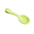 Vibrant lime green cartoon spoon pendant for DIY jewelry and keychain accessories - Spoon-Fruit Green