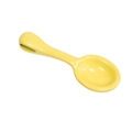Bright yellow cartoon spoon charm with glossy finish for DIY keychain accessories - Spoon-Yellow