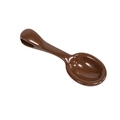 Brown 2-in-1 coffee measuring spoon with integrated bag sealing clip for food storage - Spoon-Coffee