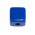 Donkerblauwe vierkante acrylkraal met glad gat voor doe-het-zelf sieraden en armbanden - Blank Vierkant / Mini-Koningsblauw